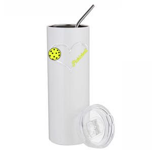 Love Pickleball Cute Pickleball Match, I Love Pickleball Stainless Steel Tumbler