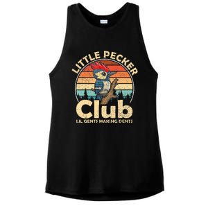 Little Pecker Club Lil Gents Making Dents Ladies PosiCharge Tri-Blend Wicking Tank