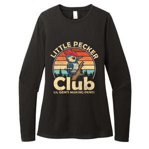 Little Pecker Club Lil Gents Making Dents Womens CVC Long Sleeve Shirt