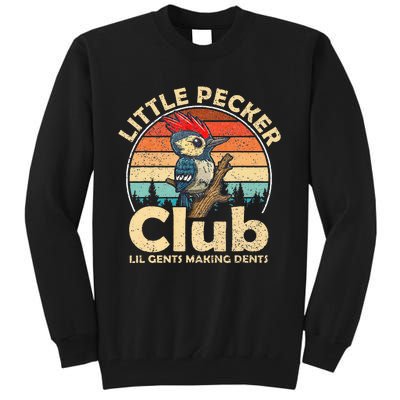 Little Pecker Club Lil Gents Making Dents Tall Sweatshirt