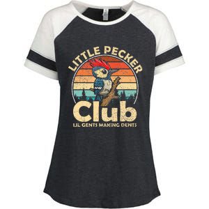 Little Pecker Club Lil Gents Making Dents Enza Ladies Jersey Colorblock Tee