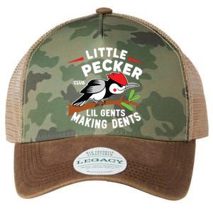 Little Pecker Club Lil Gents Making Dents Retro Woodpecker Legacy Tie Dye Trucker Hat