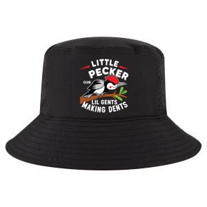 Little Pecker Club Lil Gents Making Dents Retro Woodpecker Cool Comfort Performance Bucket Hat