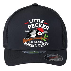 Little Pecker Club Lil Gents Making Dents Retro Woodpecker Flexfit Unipanel Trucker Cap