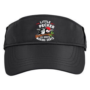 Little Pecker Club Lil Gents Making Dents Retro Woodpecker Adult Drive Performance Visor