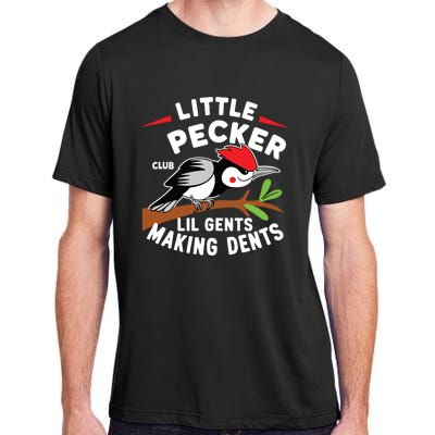 Little Pecker Club Lil Gents Making Dents Retro Woodpecker Adult ChromaSoft Performance T-Shirt