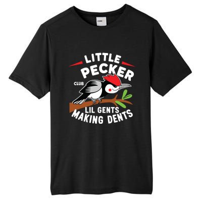 Little Pecker Club Lil Gents Making Dents Retro Woodpecker Tall Fusion ChromaSoft Performance T-Shirt