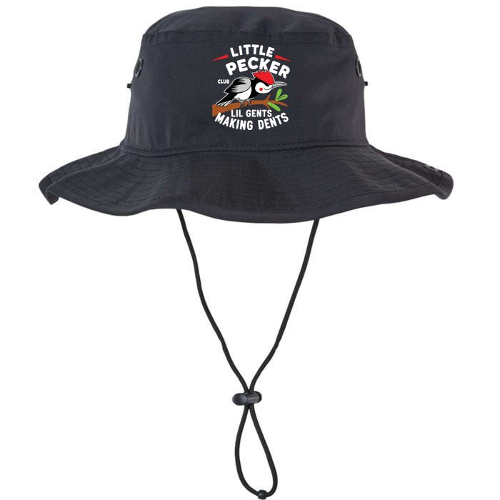 Little Pecker Club Lil Gents Making Dents Retro Woodpecker Legacy Cool Fit Booney Bucket Hat