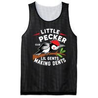 Little Pecker Club Lil Gents Making Dents Retro Woodpecker Mesh Reversible Basketball Jersey Tank