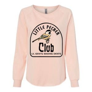 Little Pecker Club Lil Gents Making Dents Womens California Wash Sweatshirt