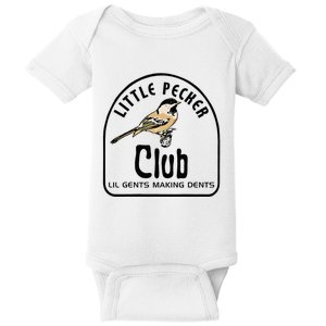 Little Pecker Club Lil Gents Making Dents Baby Bodysuit