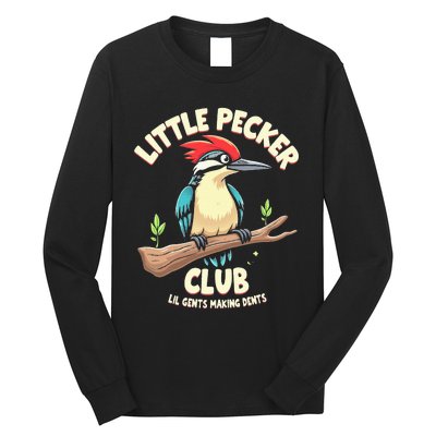 Little Pecker Club Lil Gents Making Dents Long Sleeve Shirt