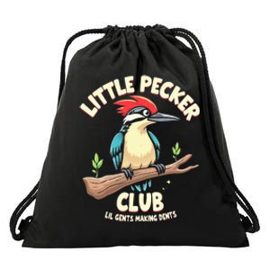 Little Pecker Club Lil Gents Making Dents Drawstring Bag