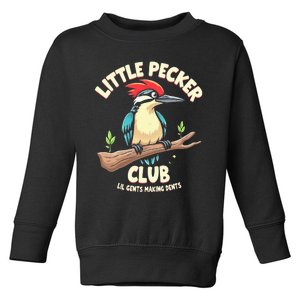 Little Pecker Club Lil Gents Making Dents Toddler Sweatshirt