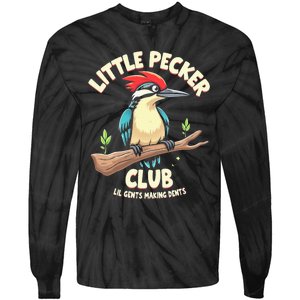 Little Pecker Club Lil Gents Making Dents Tie-Dye Long Sleeve Shirt