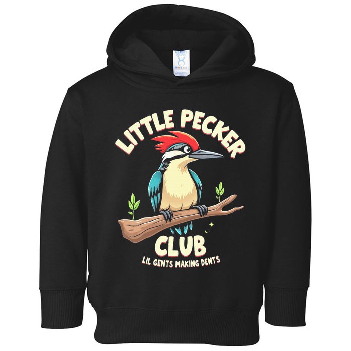 Little Pecker Club Lil Gents Making Dents Toddler Hoodie