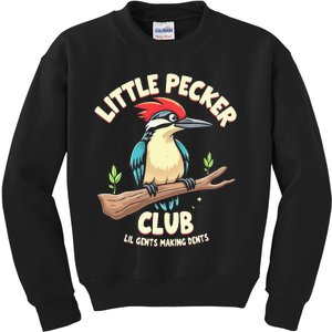 Little Pecker Club Lil Gents Making Dents Kids Sweatshirt