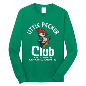 Little Pecker Club Lil Gents Making Dents Long Sleeve Shirt