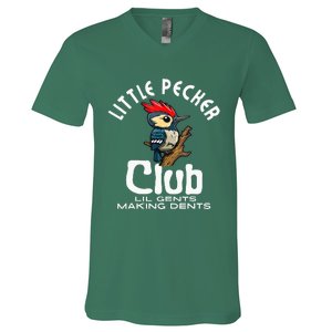 Little Pecker Club Lil Gents Making Dents V-Neck T-Shirt