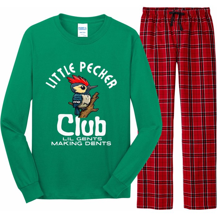 Little Pecker Club Lil Gents Making Dents Long Sleeve Pajama Set