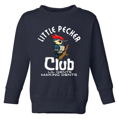 Little Pecker Club Lil Gents Making Dents Toddler Sweatshirt