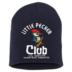 Little Pecker Club Lil Gents Making Dents Short Acrylic Beanie