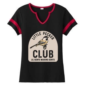 Little Pecker Club Lil Gents Making Dents Ladies Halftime Notch Neck Tee