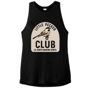 Little Pecker Club Lil Gents Making Dents Ladies PosiCharge Tri-Blend Wicking Tank