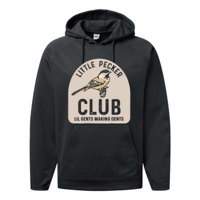 Little Pecker Club Lil Gents Making Dents Performance Fleece Hoodie