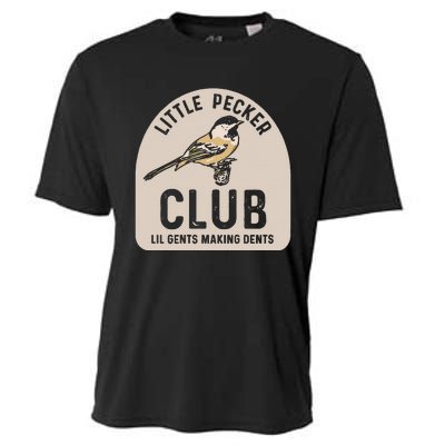 Little Pecker Club Lil Gents Making Dents Cooling Performance Crew T-Shirt