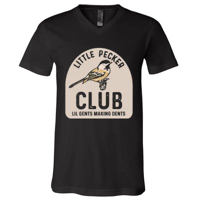 Little Pecker Club Lil Gents Making Dents V-Neck T-Shirt