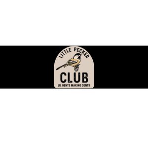 Little Pecker Club Lil Gents Making Dents Bumper Sticker