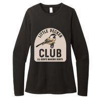 Little Pecker Club Lil Gents Making Dents Womens CVC Long Sleeve Shirt