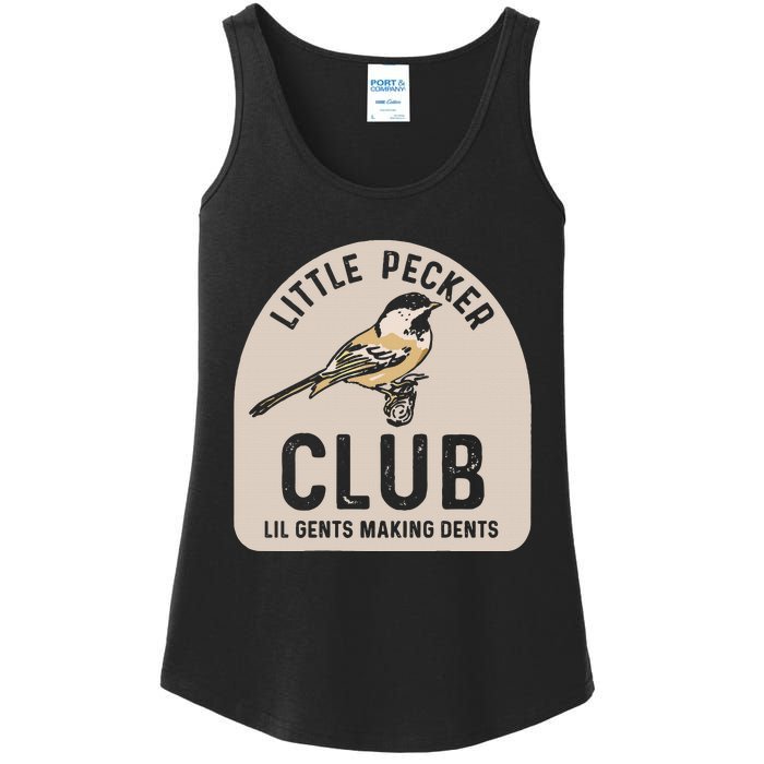 Little Pecker Club Lil Gents Making Dents Ladies Essential Tank