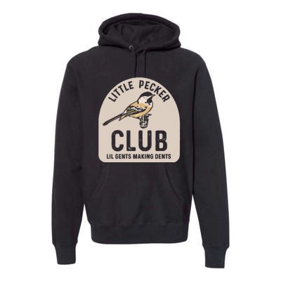 Little Pecker Club Lil Gents Making Dents Premium Hoodie