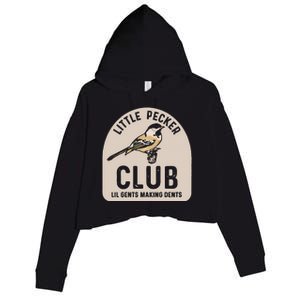 Little Pecker Club Lil Gents Making Dents Crop Fleece Hoodie