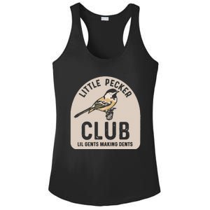 Little Pecker Club Lil Gents Making Dents Ladies PosiCharge Competitor Racerback Tank