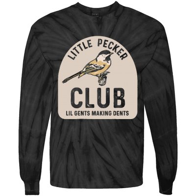 Little Pecker Club Lil Gents Making Dents Tie-Dye Long Sleeve Shirt