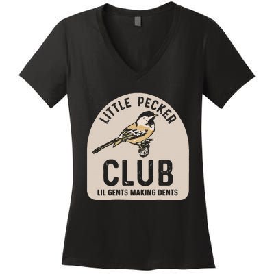 Little Pecker Club Lil Gents Making Dents Women's V-Neck T-Shirt