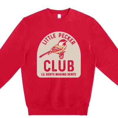 Little Pecker Club Lil Gents Making Dents Premium Crewneck Sweatshirt