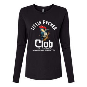 Little Pecker Club Lil Gents Making Dents Funny Gift Womens Cotton Relaxed Long Sleeve T-Shirt