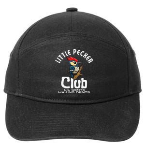 Little Pecker Club Lil Gents Making Dents Funny Gift 7-Panel Snapback Hat