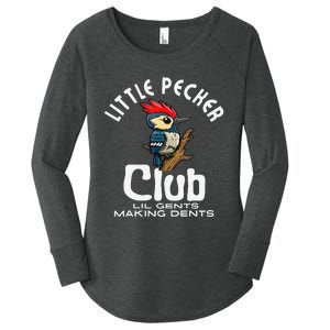 Little Pecker Club Lil Gents Making Dents Funny Gift Women's Perfect Tri Tunic Long Sleeve Shirt