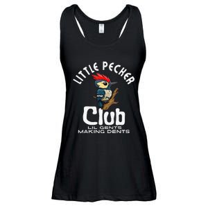 Little Pecker Club Lil Gents Making Dents Funny Gift Ladies Essential Flowy Tank