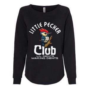 Little Pecker Club Lil Gents Making Dents Funny Gift Womens California Wash Sweatshirt