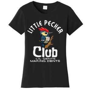 Little Pecker Club Lil Gents Making Dents Funny Gift Women's T-Shirt