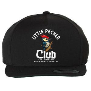 Little Pecker Club Lil Gents Making Dents Funny Gift Wool Snapback Cap