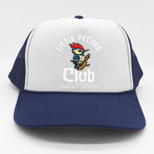 Little Pecker Club Lil Gents Making Dents Funny Gift Trucker Hat