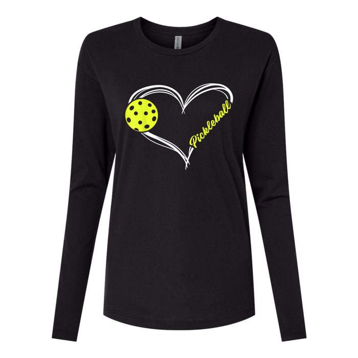 Love Pickleball - cute pickleball match, I love pickleball Womens Cotton Relaxed Long Sleeve T-Shirt