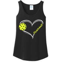 Love Pickleball - cute pickleball match, I love pickleball Ladies Essential Tank